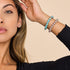 Periwinkle | .925 Sterling Silver | Firefly Glass Bracelet